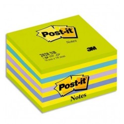 POST-IT Bloc cube NEON 7,6...