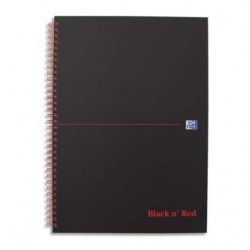 OXFORD BLACK N RED Cahier...